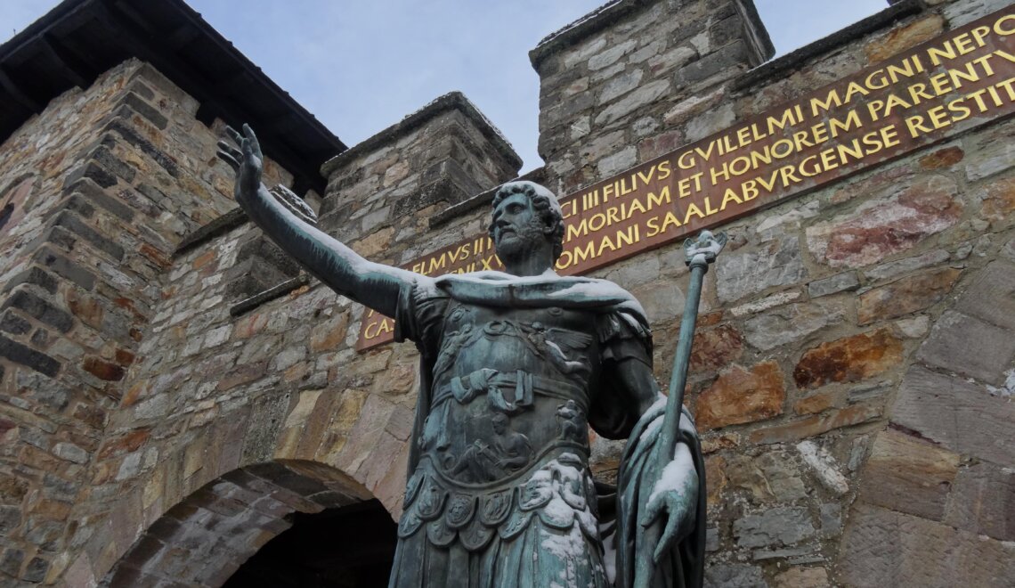 De strijd tussen Romeinen en Germanen was een kamp tussen beschaving en barbarij. Fort Saalburg lag op de scheidslijn